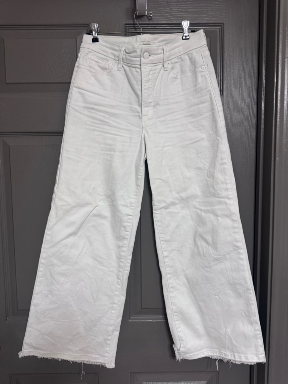 Good American White Denim Jeans
